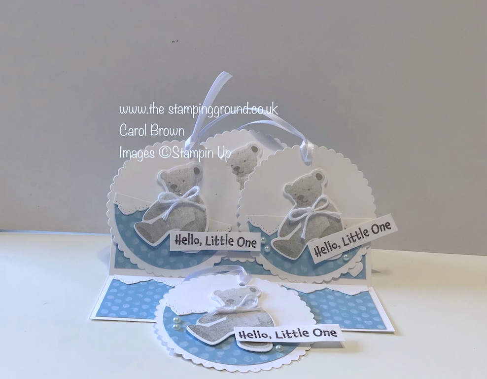 Stampin Up Baby Tag/Cupcake Toppers