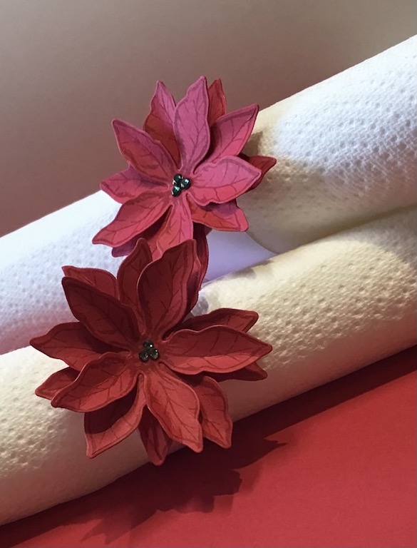 Poinsettia Napkin Rings