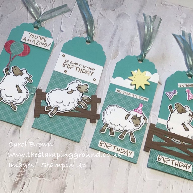 Counting Sheep Gift tags / Stampin Up