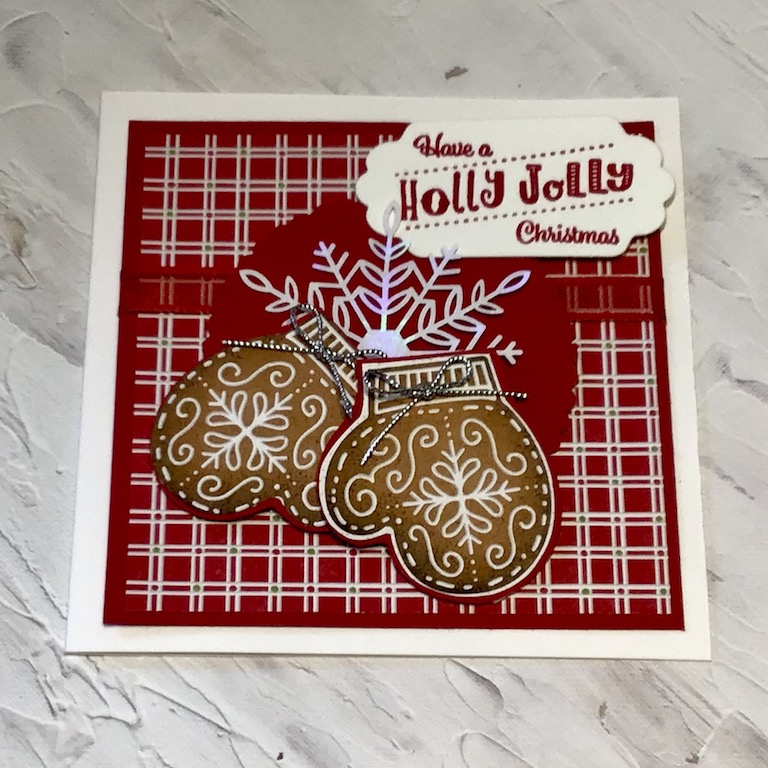 Gingerbread and Peppermint Christmas Card