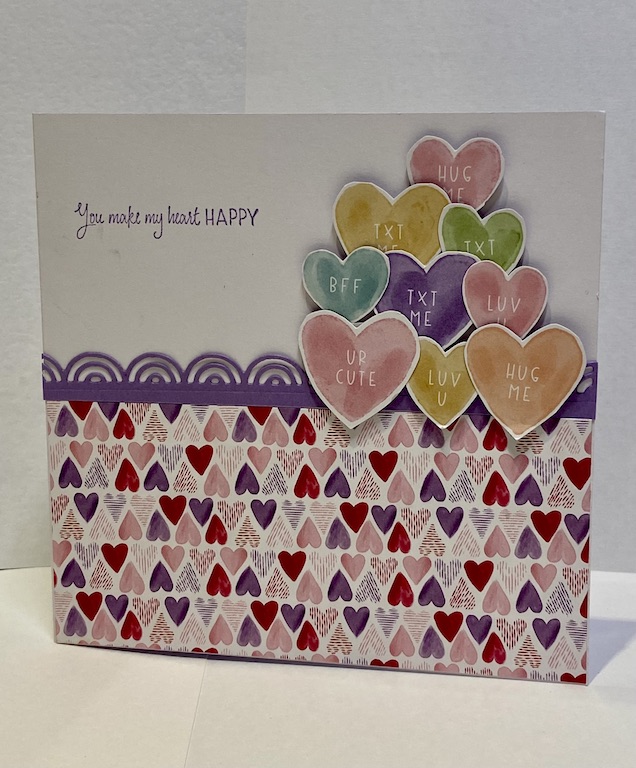 Sweet Hearts Valentines Card