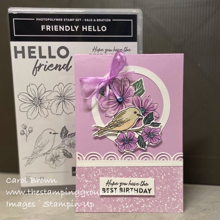 Friendly Hello Birthday Card