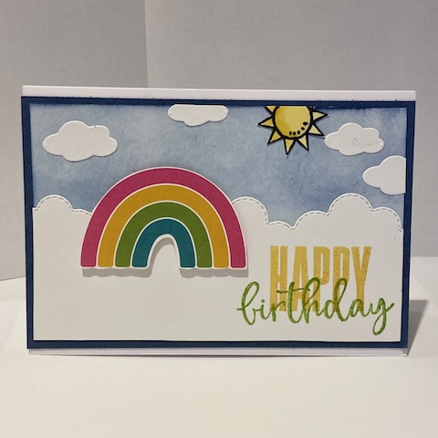 Simple Rainbow Birthday Card